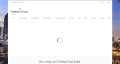 Desktop Screenshot of connectstaffinginc.com
